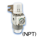 Reguladores de filtro FRZ (rosca NPT, medidor psi)